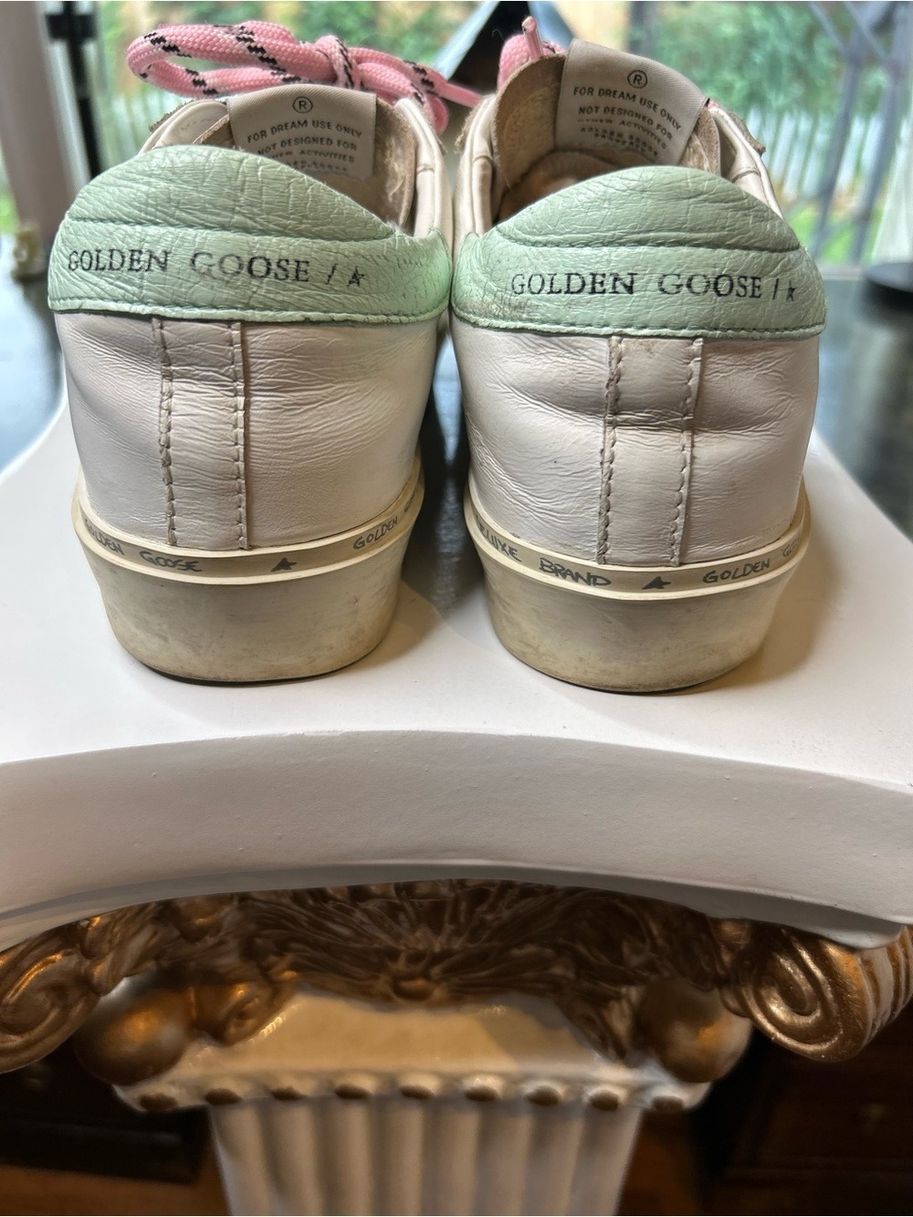 Golden Goose Hi Star Glitter Star Pink Laces Sneaker EU 38 - Picture 15 of 15